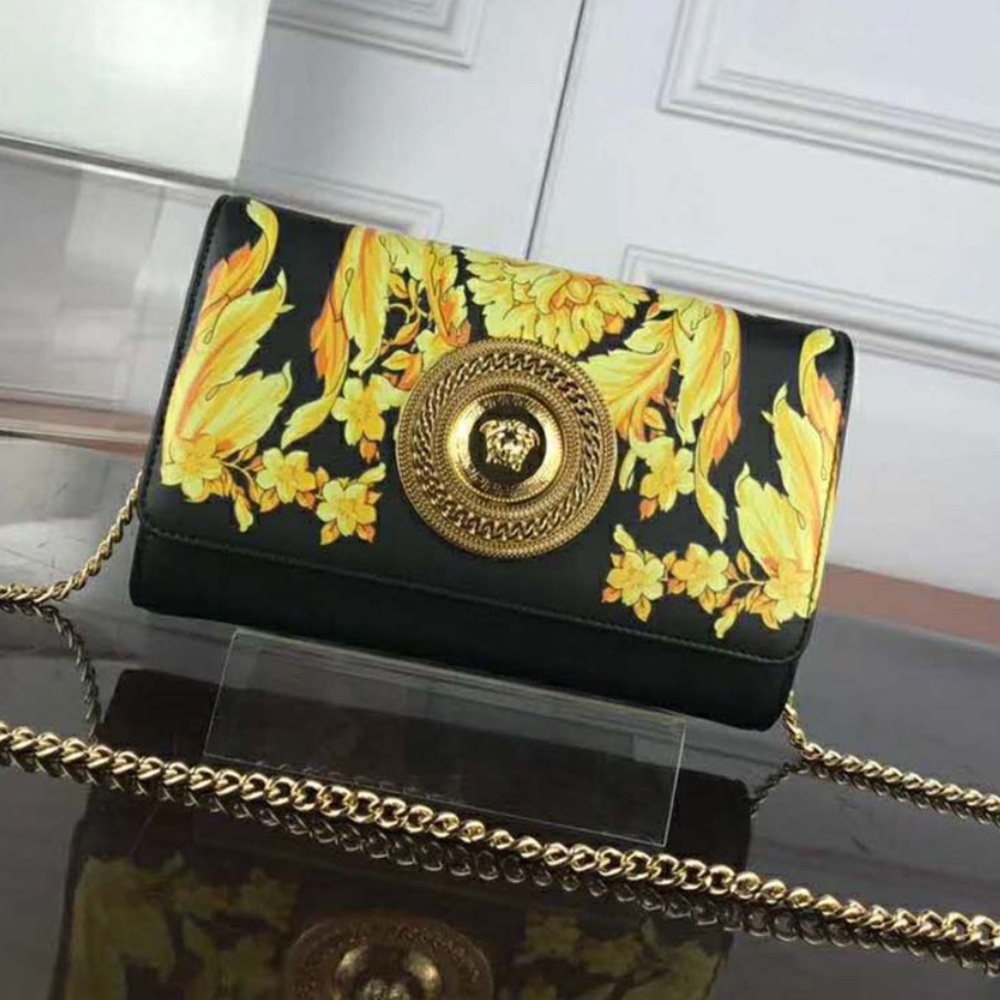 VERSACE barocco print shoulder bag